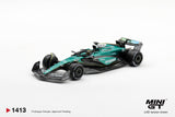 Aston Martin AMR24 #18 Lance Stroll F1 2024 Las Vegas GP - MINI GT - 1:64 Modellauto 1/64