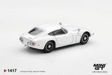 Toyota 2000 GT (RHD) (Pegasus White) - MINI GT - 1:64 Modellauto 1/64