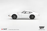 Toyota 2000 GT (RHD) (Pegasus White) - MINI GT - 1:64 Modellauto 1/64