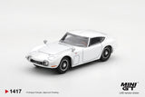 Toyota 2000 GT (RHD) (Pegasus White) - MINI GT - 1:64 Modellauto 1/64