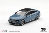 Mercedes-AMG EQS 53 (Blue) - MINI GT - 1:64 Modellauto 1/64