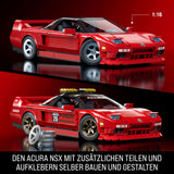 Acura NSX 1990 Mattel Brick Shop - Hotwheels - 1:16 Modellauto 1/16