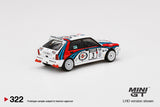 Lancia Delta HF Integrale Evoluzione #3 1992 Rally 1000 Lakes Winner - MINI GT - 1:64