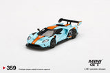 Ford GT Mk II #002 (Blue/Orange) (LHD) - MINI GT - 1:64