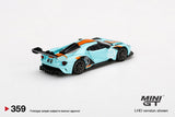 Ford GT Mk II #002 (Blue/Orange) (LHD) - MINI GT - 1:64
