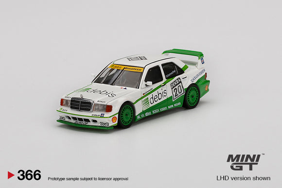 Mercedes-Benz 190E 2.5-16 Evolution II 1991 DTM Zakspeed #20 Michael Schumacher - MINI GT - 1:64