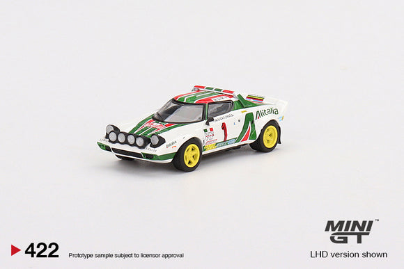 Lancia Stratos HF #1 1977 Rally Monte Carlo Winner - MINI GT - 1:64