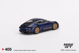 Porsche 911 (992) GT3 Touring (LHD) Gentian Blue - MINI GT - 1:64