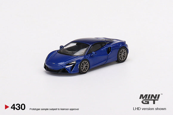 McLaren Artura (RHD) (Volcano Blue) - MINI GT - 1:64