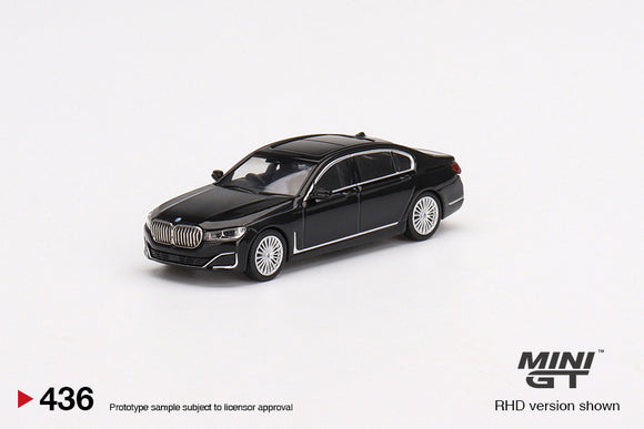 BMW 750 Li xDrive (LHD) (Black Sapphire) - MINI GT - 1:64
