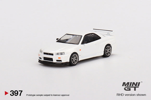 Nissan Skyline GT-R (R34) V-Spec N1 (RHD) - MINI GT - 1:64