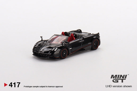 Pagani Huayra Roadster (Black) - MINI GT - 1:64