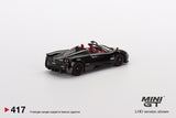 Pagani Huayra Roadster (Black) - MINI GT - 1:64