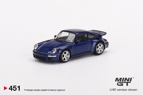 RUF CTR Anniversary Dark Blue (LHD) - MINI GT - 1:64