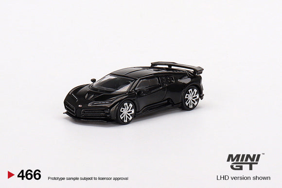Bugatti Centodieci (LHD) (Black) - MINI GT - 1:64