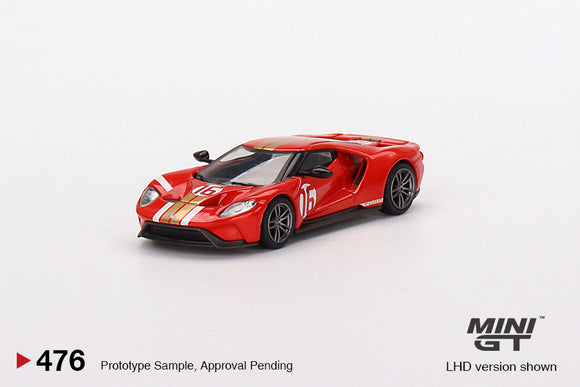 Ford GT Alan Mann Heritage Edition (LHD) - MINI GT - 1:64