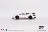 Porsche 911 (992) GT3 (LHD) (White) - MINI GT - 1:64