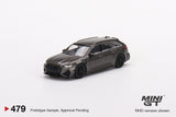 Audi ABT RS6-R (LHD) (Daytona Grey) - MINI GT - 1:64