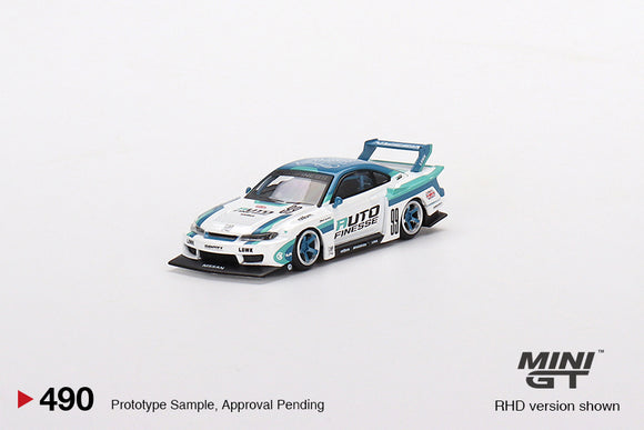 Nissan LB-Super Silhouette S15 Silvia Auto Finesse (RHD) - MINI GT - 1:64