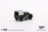 Land Rover Defender 90 Pickup (LHD) (Bronze Green) - MINI GT - 1:64
