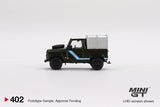 Land Rover Defender 90 Pickup (LHD) (Bronze Green) - MINI GT - 1:64