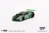 Lamborghini Huracán GT3 EVO #39 2022 IMSA Road America 2nd Place (LHD) - MINI GT - 1:64