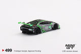 Lamborghini Huracán GT3 EVO #39 2022 IMSA Road America 2nd Place (LHD) - MINI GT - 1:64