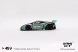Lamborghini Huracán GT3 EVO #39 2022 IMSA Road America 2nd Place (LHD) - MINI GT - 1:64