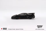 LB Silhouette Works Lamborghini Aventador GT EVO (LHD) (Matte Black) - MINI GT - 1:64