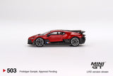Bugatti Divo (LHD) (Red Metallic) - MINI GT - 1:64