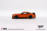 Ford Mustang Shelby GT500 (LHD) (Twister Orange) - MINI GT - 1:64