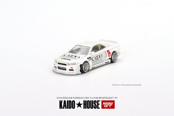 Nissan Skyline GT-R (R34) Kaido Works V2 - MINI GT - 1:64