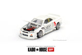 Nissan Skyline GT-R (R34) Kaido Works V2 - MINI GT - 1:64