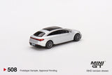 Mercedes-Benz EQS 580 4MATIC (LHD) (Silver Metallic) - MINI GT - 1:64