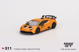 Lamborghini Huracán STO (LHD) (Arancio Borealis) - MINI GT - 1:64