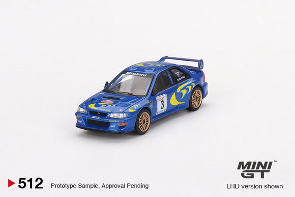 Subaru Impreza WRC97 1997 Rally Sanremo Winner #3 - MINI GT - 1:64