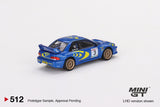 Subaru Impreza WRC97 1997 Rally Sanremo Winner #3 - MINI GT - 1:64