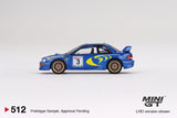 Subaru Impreza WRC97 1997 Rally Sanremo Winner #3 - MINI GT - 1:64