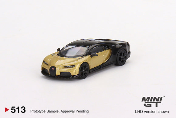 Bugatti Chiron Super Sport (LHD) (Gold) - MINI GT - 1:64