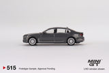 BMW 750 Li xDrive (LHD) (Bernina Grey Amber Effect) - MINI GT - 1:64