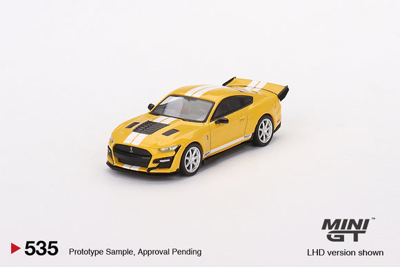 Ford Mustang Shelby GT500 Dragon Snake Concept (LHD) (Yellow) - MINI GT - 1:64
