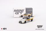 LB-Silhouette Works GT Nissan 35GT-RR Version 2 LB Racing Formula Drift 2022 (RHD) - MINI GT - 1:64