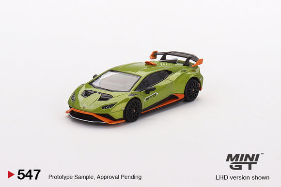 [Second Hand] Lamborghini Huracán STO (RHD) (Verde Citrea) - MINI GT - 1:64