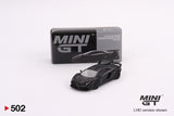 LB Silhouette Works Lamborghini Aventador GT EVO (LHD) (Matte Black) - MINI GT - 1:64