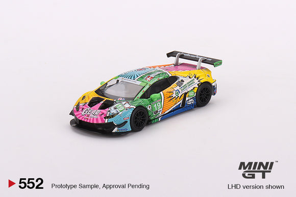 Lamborghini Huracán GT3 EVO #19 GEAR Racing 2020 IMSA Daytona 24 Hrs (LHD) - MINI GT - 1:64