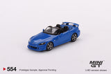 Honda S2000 (AP2) CR (LHD) (Apex Blue) - MINI GT - 1:64