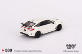 Honda Civic Type R 2023 (LHD) (Championship White) - MINI GT - 1:64