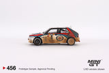 Lancia Delta HF Integrale Evoluzione 1992 Rally MonteCarlo Martini Racing 4 Cars Set - MINI GT - 1:64
