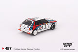 Lancia Delta HF Integrale Evoluzione 1992 Rally MonteCarlo Martini Racing 4 Cars Set - MINI GT - 1:64