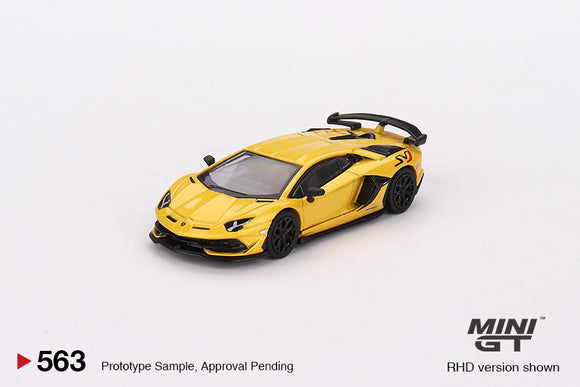 Lamborghini Aventador SVJ (LHD) (Giallo Orion) - MINI GT - 1:64